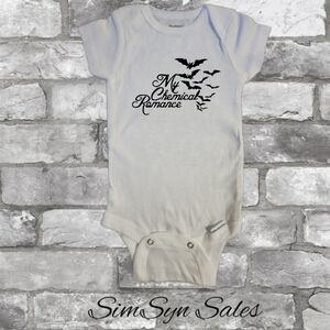 My Chemical Romance Unisex Baby Band Onesie Onepiece Bodysuit 0-3 Months New